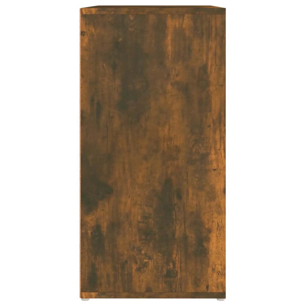 vidaXL Botník kouřový dub 60 x 35 x 70 cm kompozitní dřevo