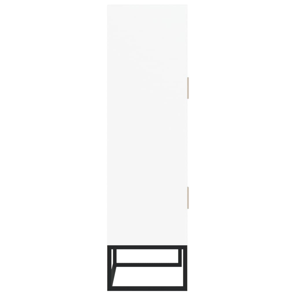 vidaXL Highboard bílý 70 x 35 x 125 cm kompozitní dřevo