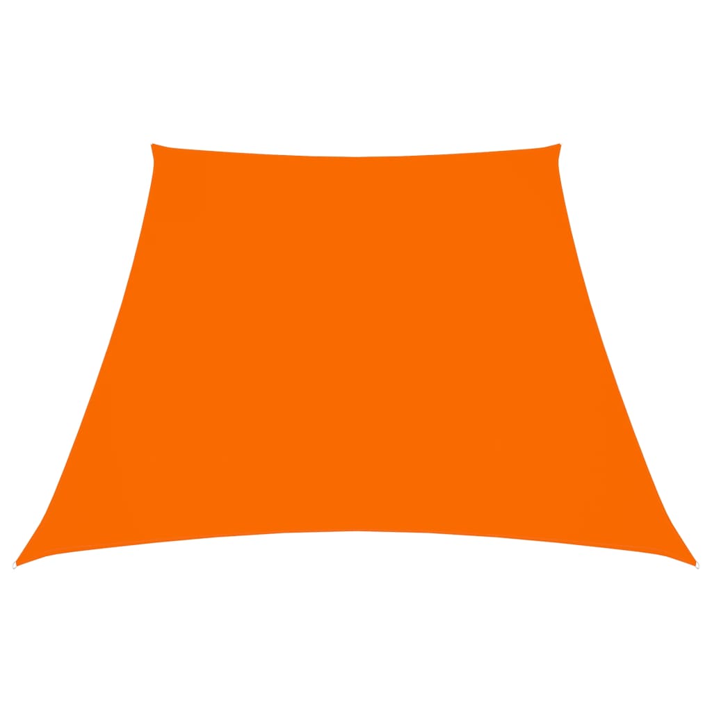 vidaXL Stínící plachta oxfordská látka lichoběžníková 3/4x3 m oranžová