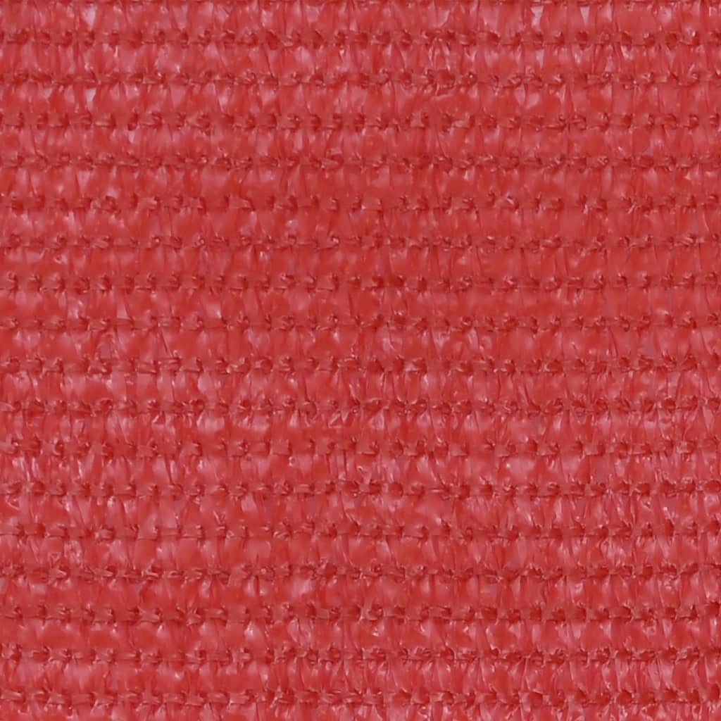 vidaXL Balkónová zástěna červená 120 x 400 cm HDPE
