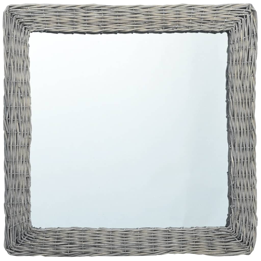 vidaXL Zrcadlo 60 x 60 cm proutí