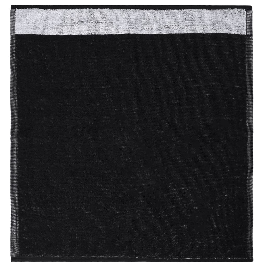 vidaXL Kuchyňské utěrky 12 ks černé bavlna