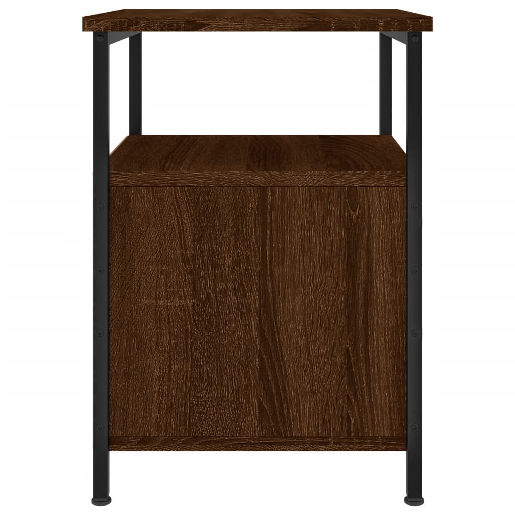 vidaXL Noční stolek hnědý dub 34 x 35,5 x 50 cm kompozitní dřevo