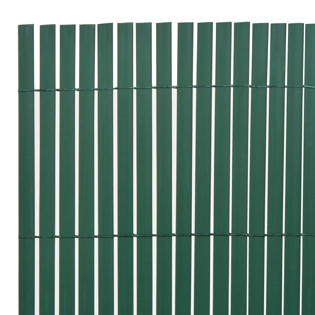 vidaXL Oboustranný zahradní plot 110 x 300 cm zelený