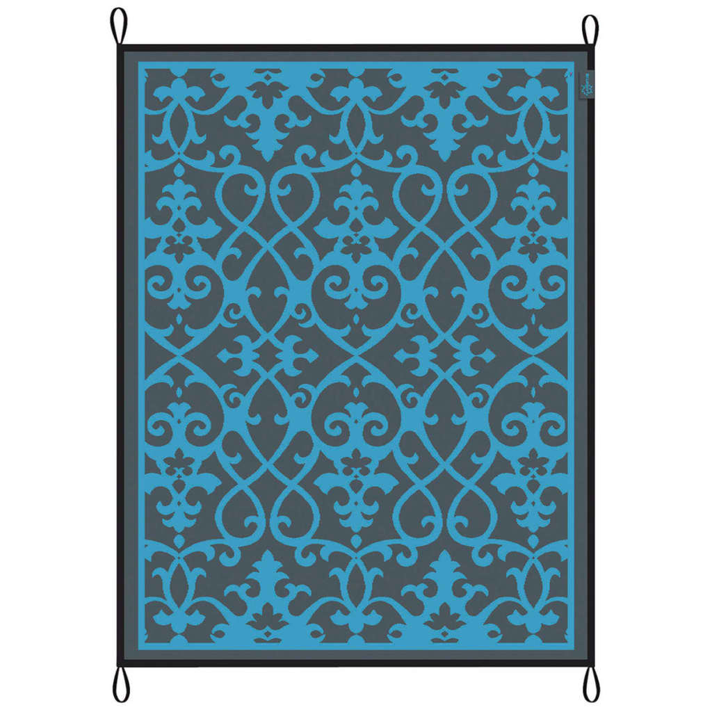 Bo-Camp Venkovní koberec Chill mat Oriental 2,7 x 3,5 m XL modrý