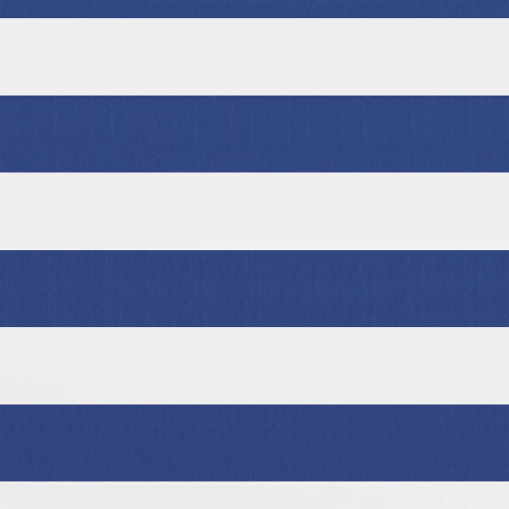 vidaXL Balkónová zástěna bílá a modrá 90 x 600 cm oxfordská látka