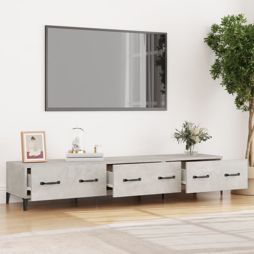 vidaXL TV skříňka betonově šedá 150 x 34,5 x 30 cm kompozitní dřevo
