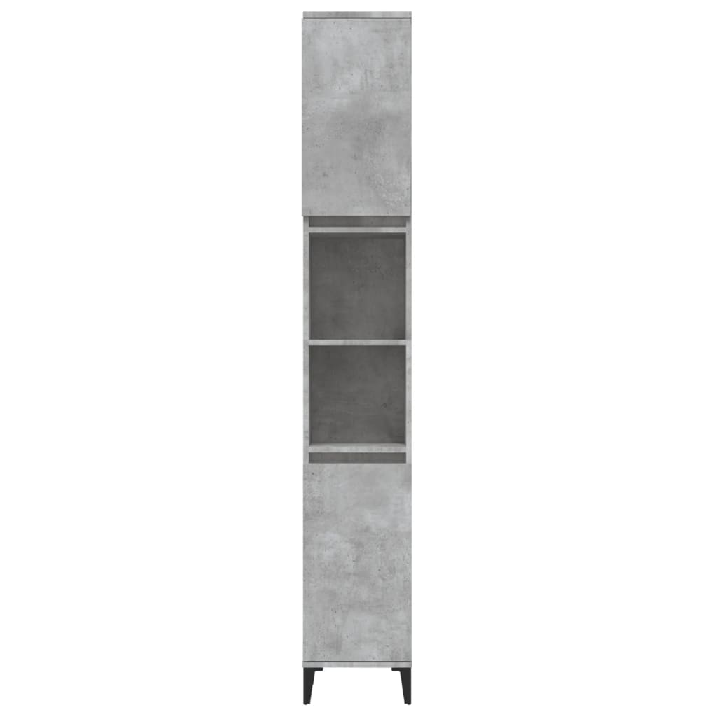 vidaXL Koupelnová skříňka betonově šedá 30x30x190 cm kompozitní dřevo