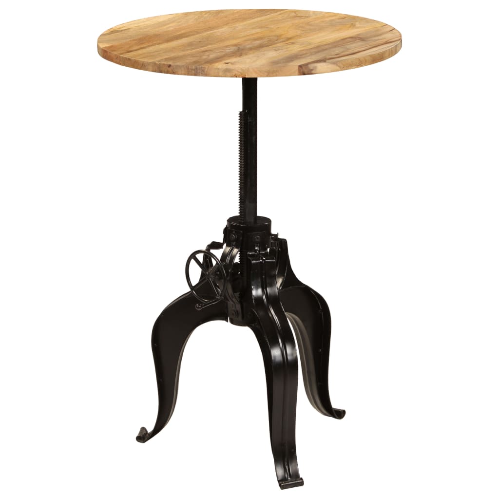vidaXL Barový stůl z masivního mangovníkového dřeva 75 x (76–110) cm