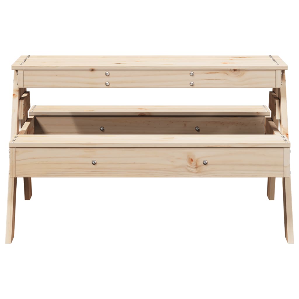 vidaXL Piknikový stůl pro děti 88 x 97 x 52 cm masivní borové dřevo