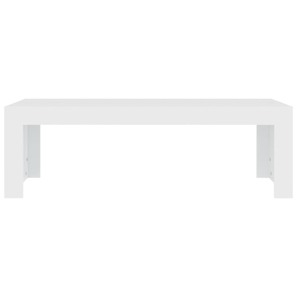 vidaXL Konferenční stolek bílý 110 x 50 x 35 cm dřevotříska