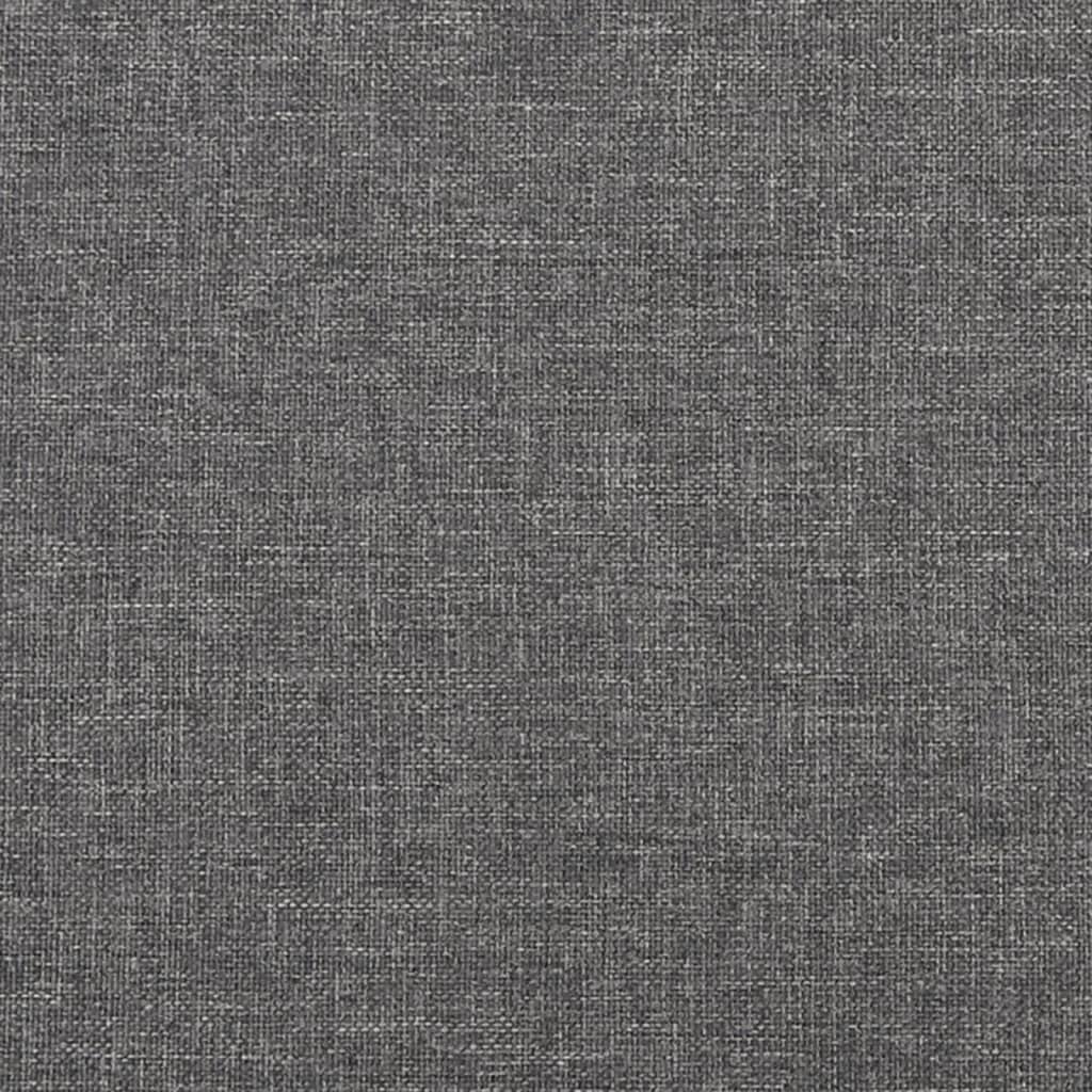 vidaXL 2místná rozkládací pohovka světle šedá textil