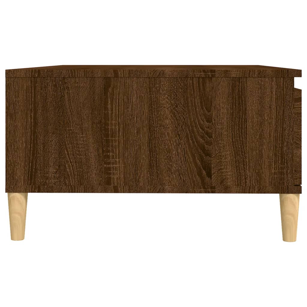 vidaXL Konferenční stolek hnědý dub 90 x 60 x 35 cm dřevotříska