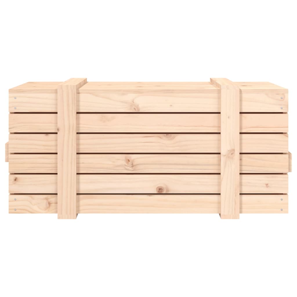 vidaXL Úložný box 91 x 40,5 x 42 cm masivní borové dřevo