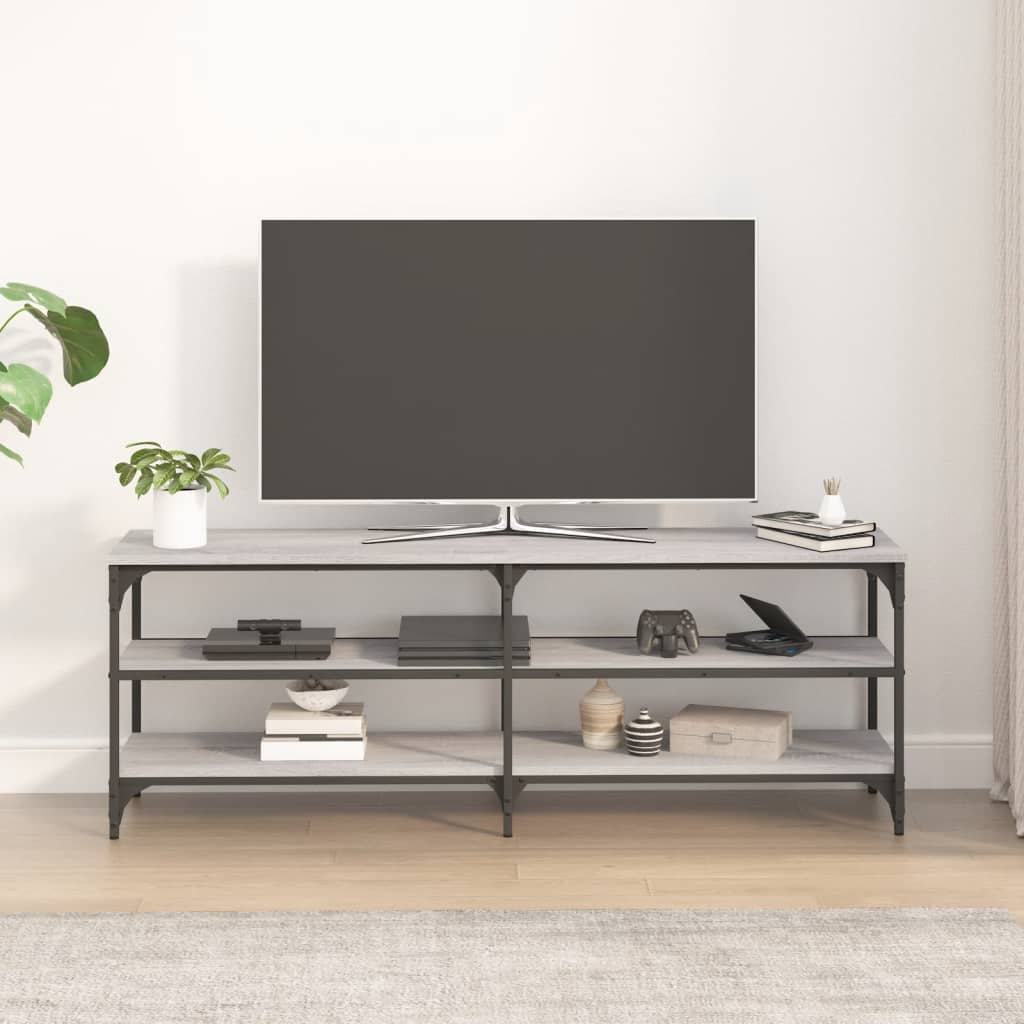 vidaXL TV skříňka šedá sonoma 140 x 30 x 50 cm kompozitní dřevo