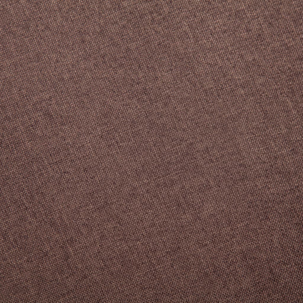 vidaXL 3místná pohovka textilní čalounění hnědá