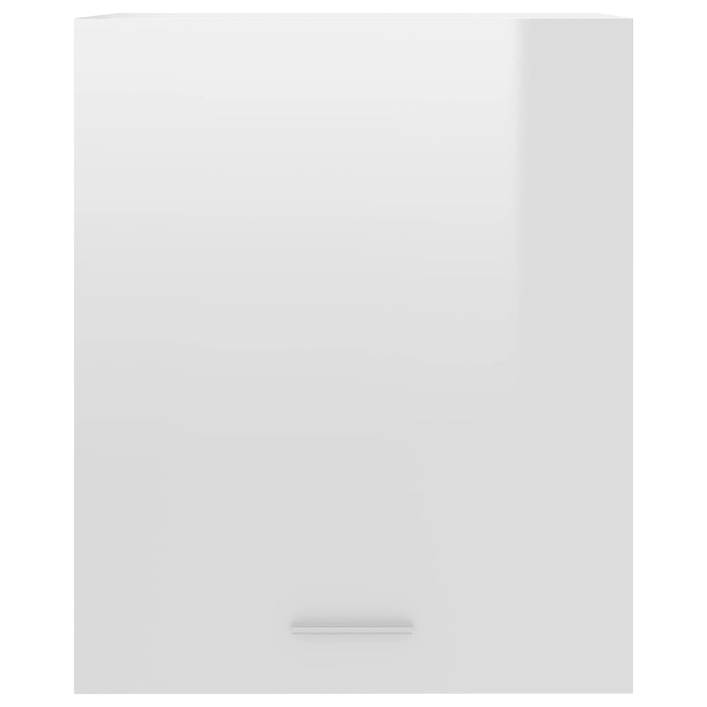 vidaXL Závěsné skříňky 2 ks bílé vysoký lesk 50x31x60 cm dřevotříska