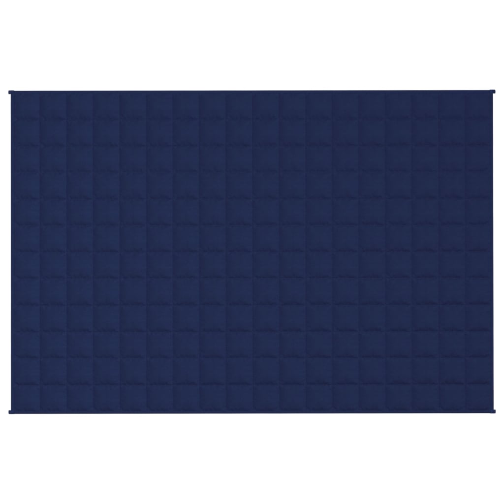 vidaXL Zátěžová deka modrá 120 x 180 cm 5 kg textil