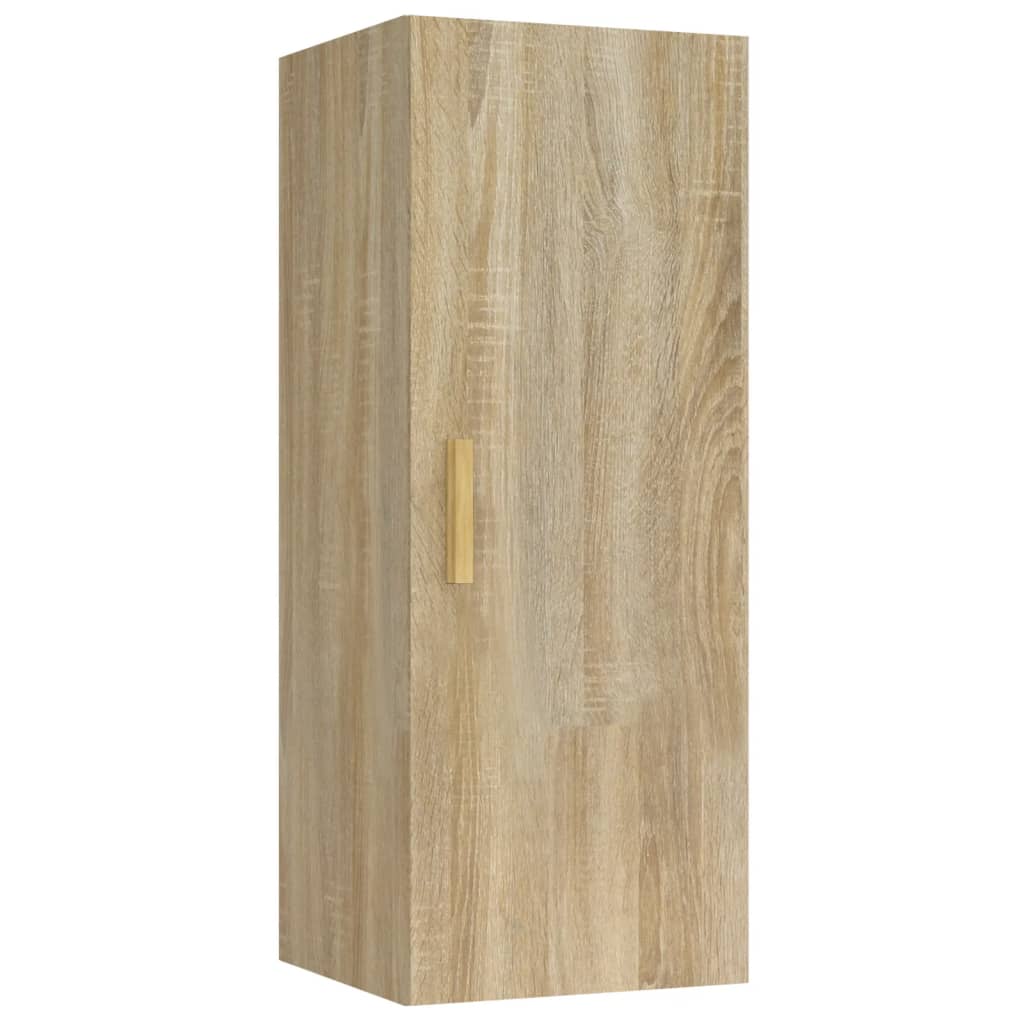 vidaXL Nástěnná skříňka dub sonoma 34,5 x 34 x 90 cm kompozitní dřevo