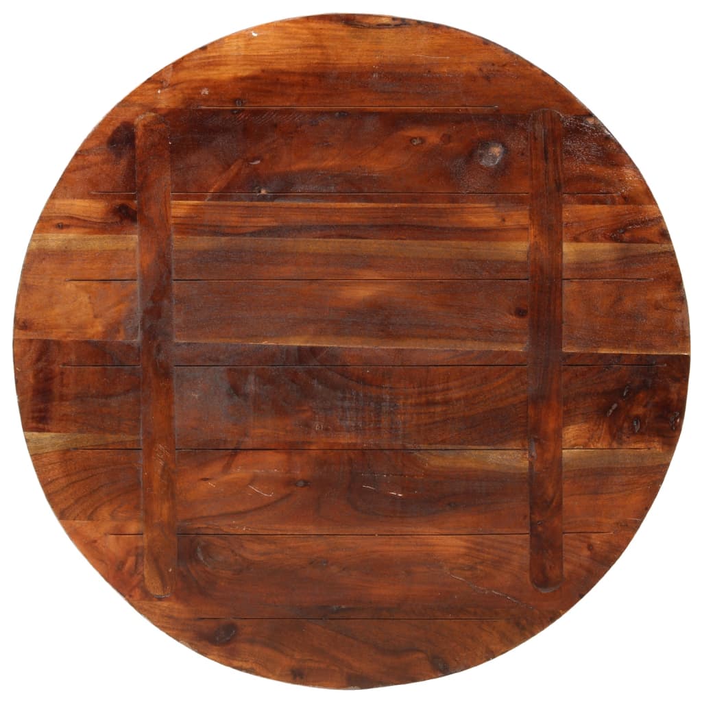 vidaXL Stolní deska Ø 70 x 3,8 cm kulatá masivní recyklované dřevo