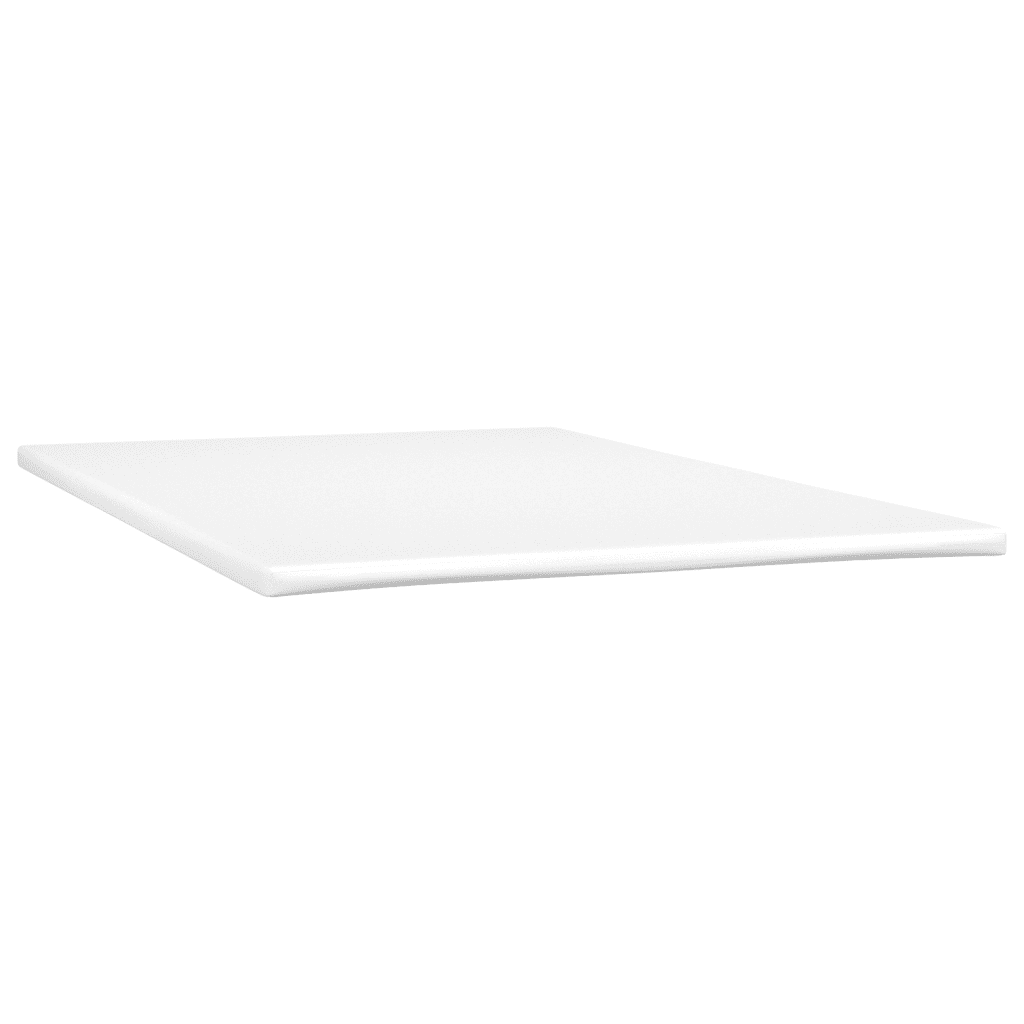 vidaXL Box spring postel s matrací a LED modrá 120 x 200 cm textil