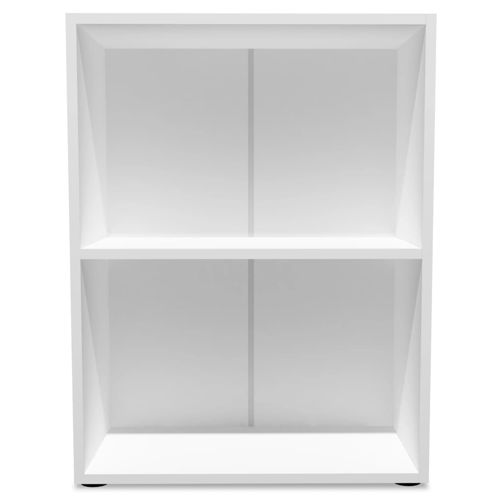 vidaXL Knihovna dřevotříska 60 x 31 x 78 cm bílá