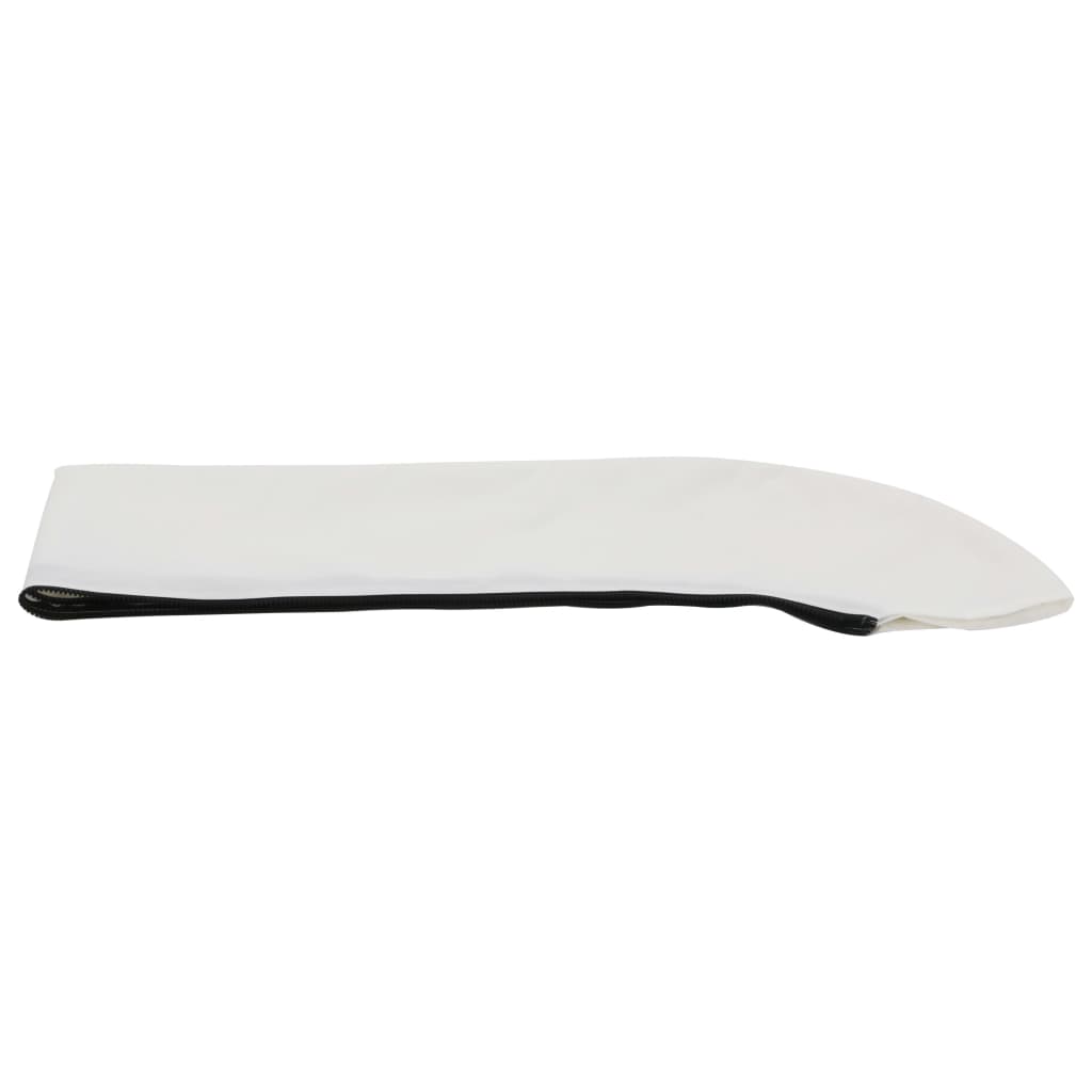 vidaXL Bimini stříška se 3 oblouky bílá 183 x 140 x 137 cm