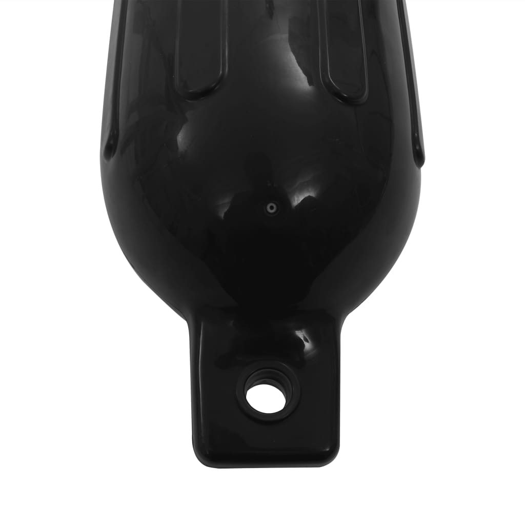 vidaXL Lodní fender 4 ks černý 58,5 x 16,5 cm PVC