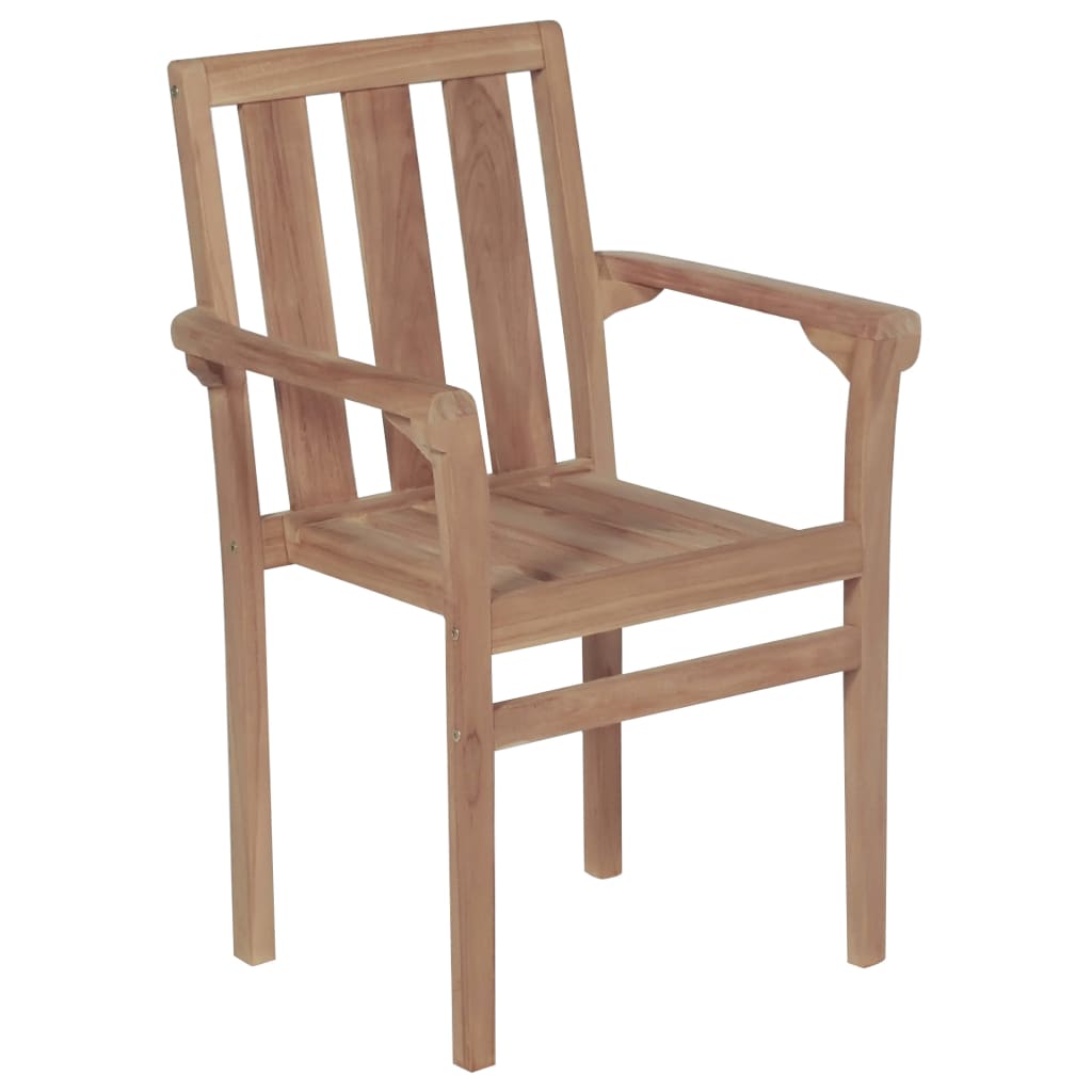 vidaXL Zahradní židle 2 ks zelené podušky masivní teakové dřevo