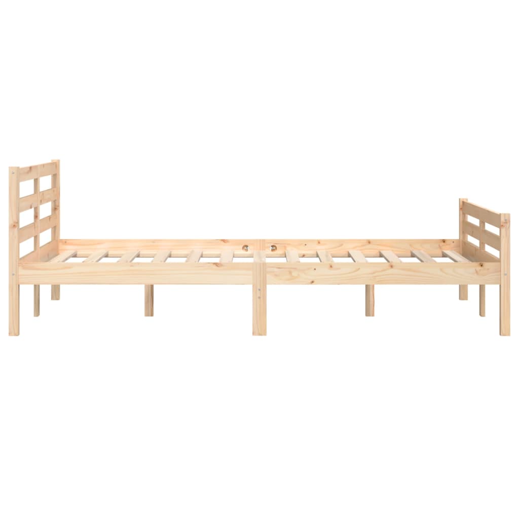 vidaXL Rám postele masivní dřevo 140 x 200 cm