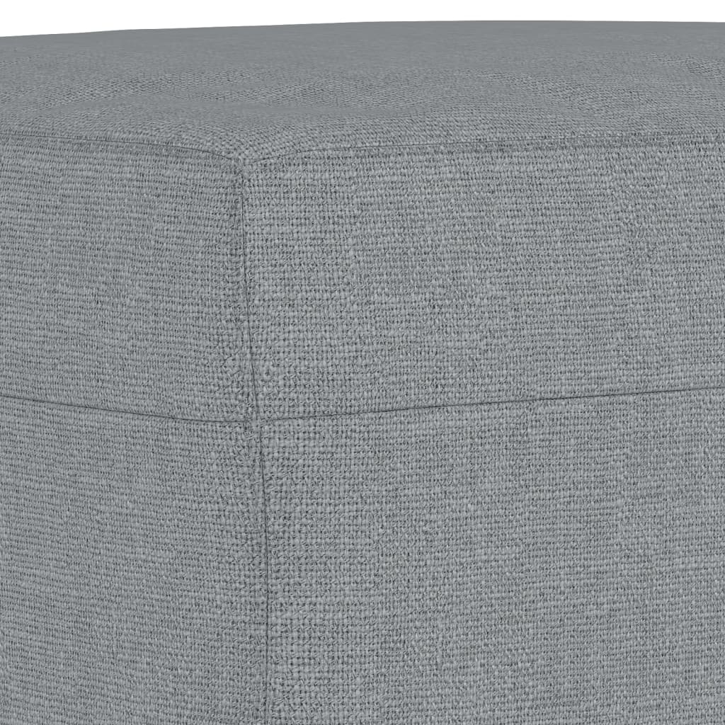 vidaXL Podnožka světle šedá 60 x 50 x 41 cm textil