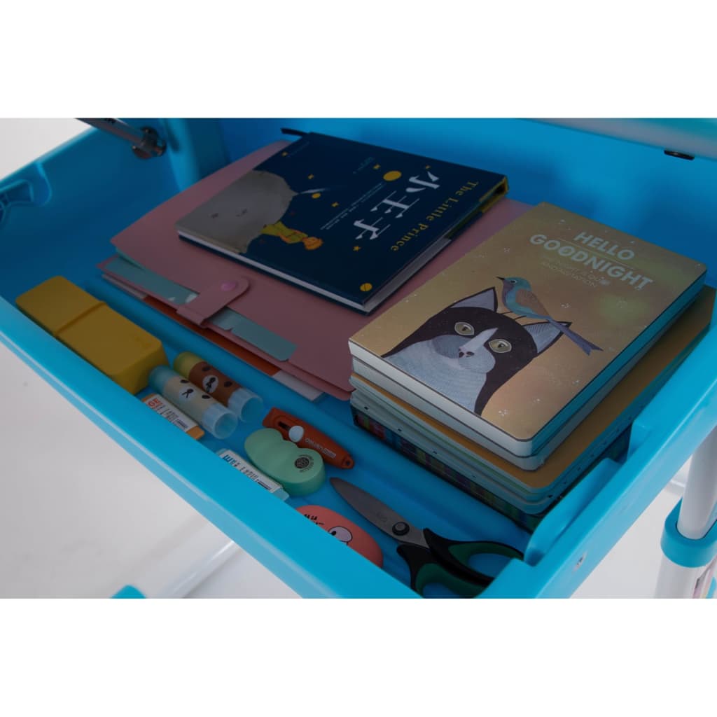 Vipack Nastavitelný dětský stůl Comfortline 301 s židlí světle modrý
