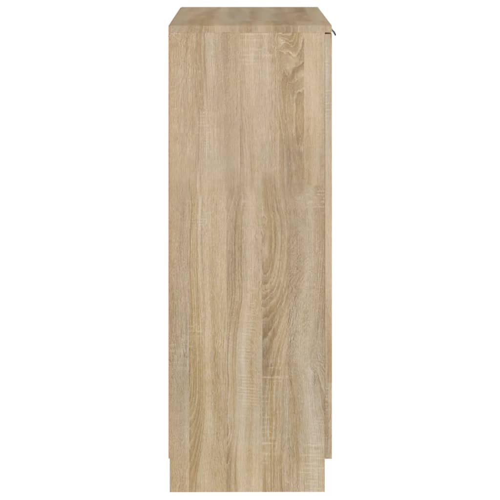 vidaXL Botník dub sonoma 59 x 35 x 100 cm kompozitní dřevo