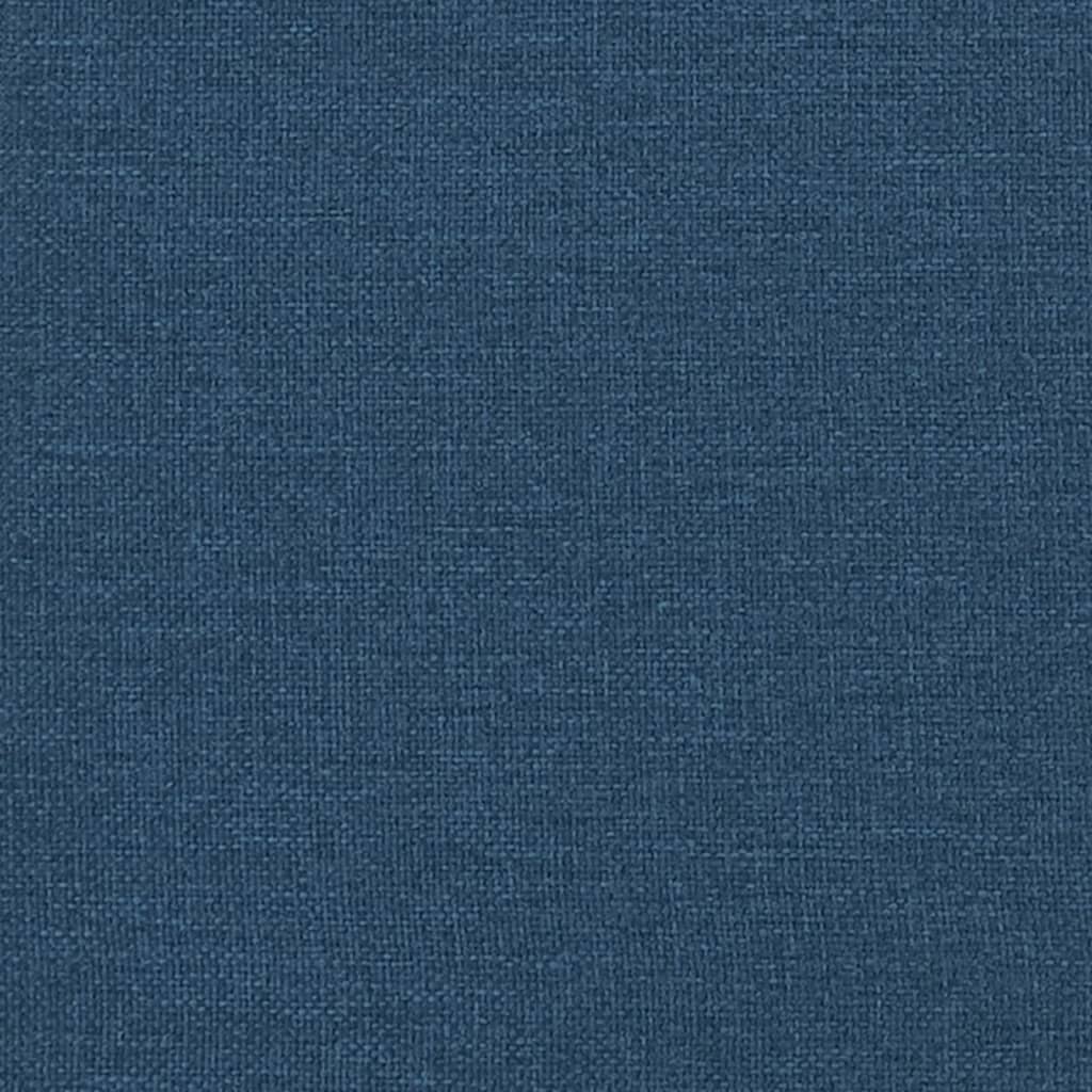 vidaXL Polohovací křeslo modré textil