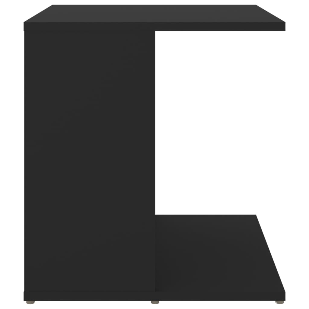 vidaXL Odkládací stolek černý 45 x 45 x 48 cm dřevotříska