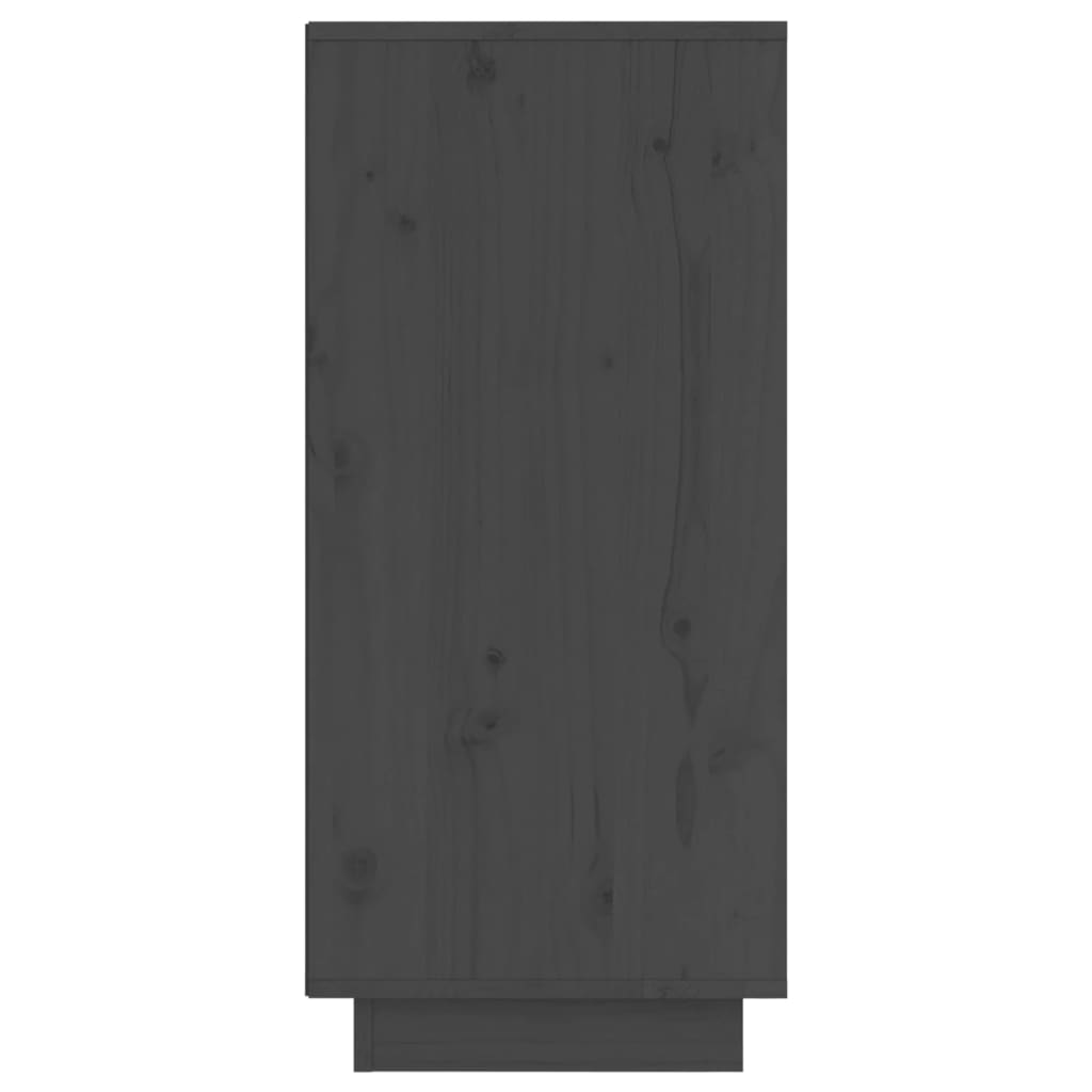 vidaXL Příborníky 2 ks šedé 31,5 x 34 x 75 cm masivní borové dřevo
