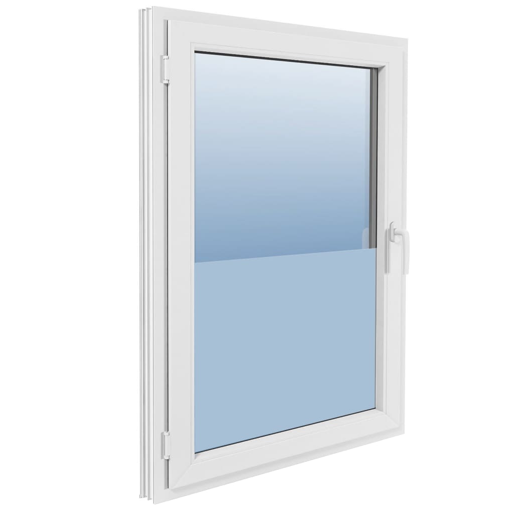 vidaXL Čisté matné privátní fólie na okno 3 ks PVC