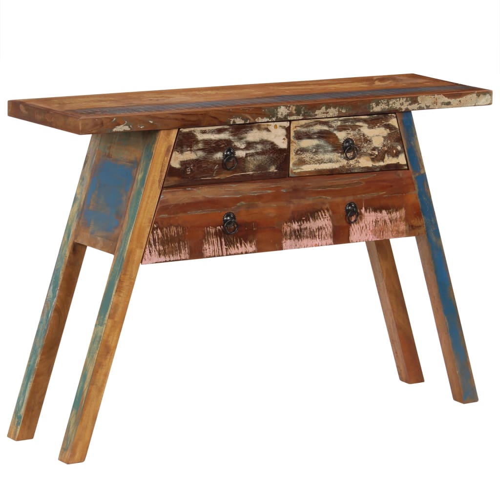 vidaXL Konzolový stolek 110 x 30 x 75 cm masivní recyklované dřevo