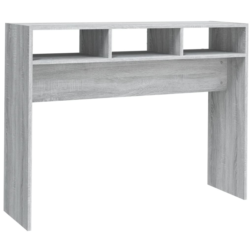 vidaXL Konzolový stolek šedý sonoma 105 x 30 x 80 cm kompozitní dřevo