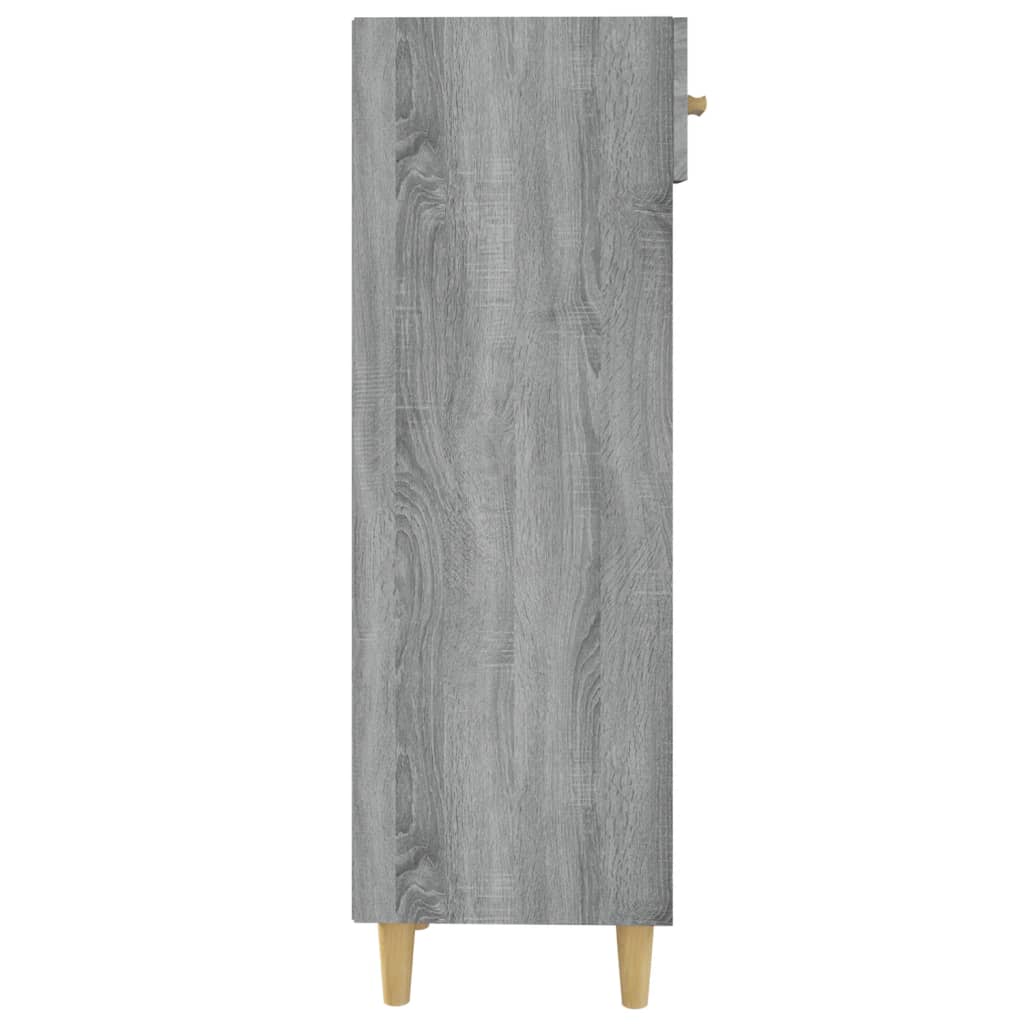vidaXL Botník šedý sonoma 30 x 35 x 105 cm kompozitní dřevo