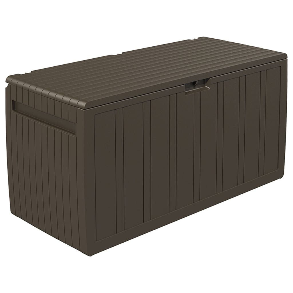 vidaXL Úložný box na podušky hnědý 117 x 45,5 x 57,5 cm 270 l