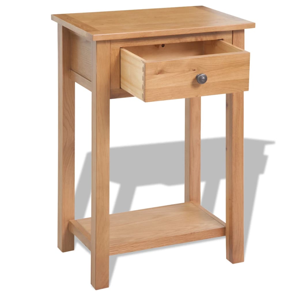 vidaXL Konzolový stolek 50 x 32 x 75 cm masivní dubové dřevo