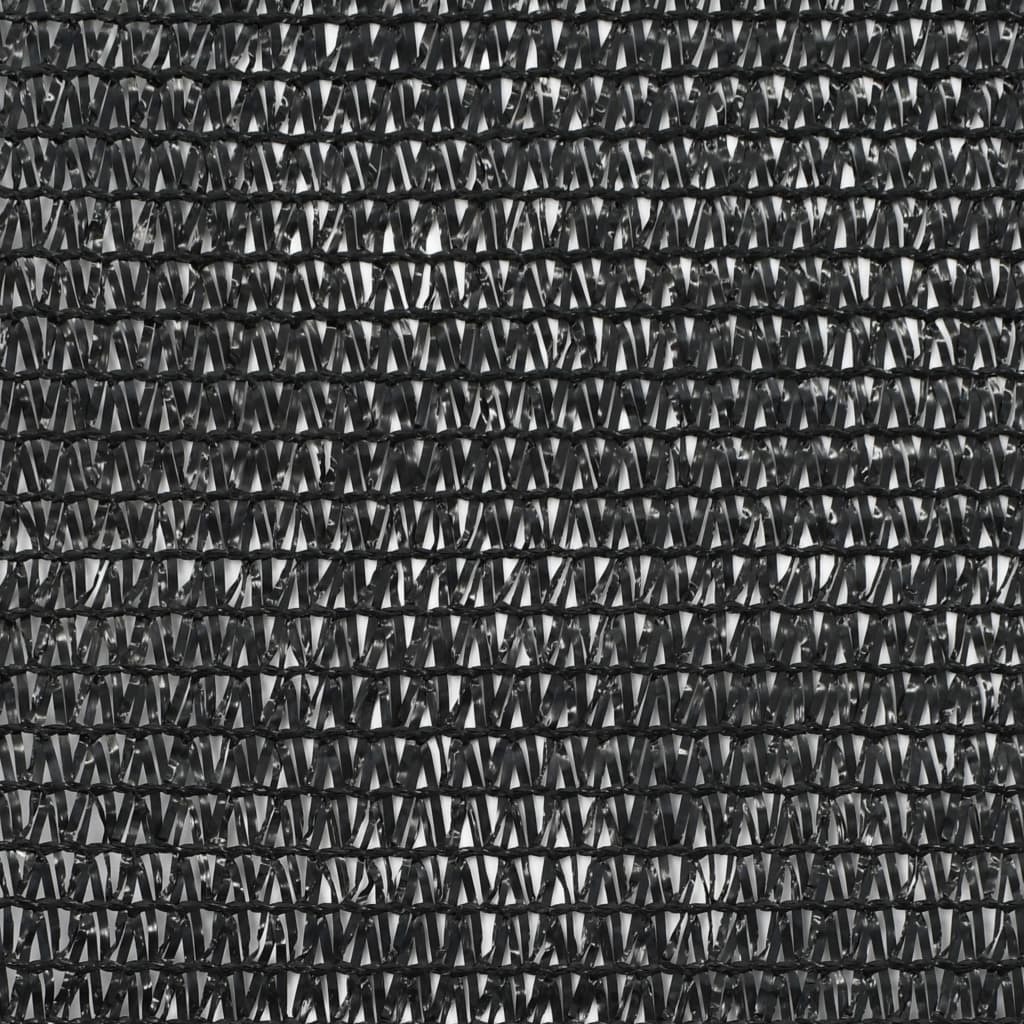 vidaXL Tenisová zástěna černá 1 x 25 m HDPE