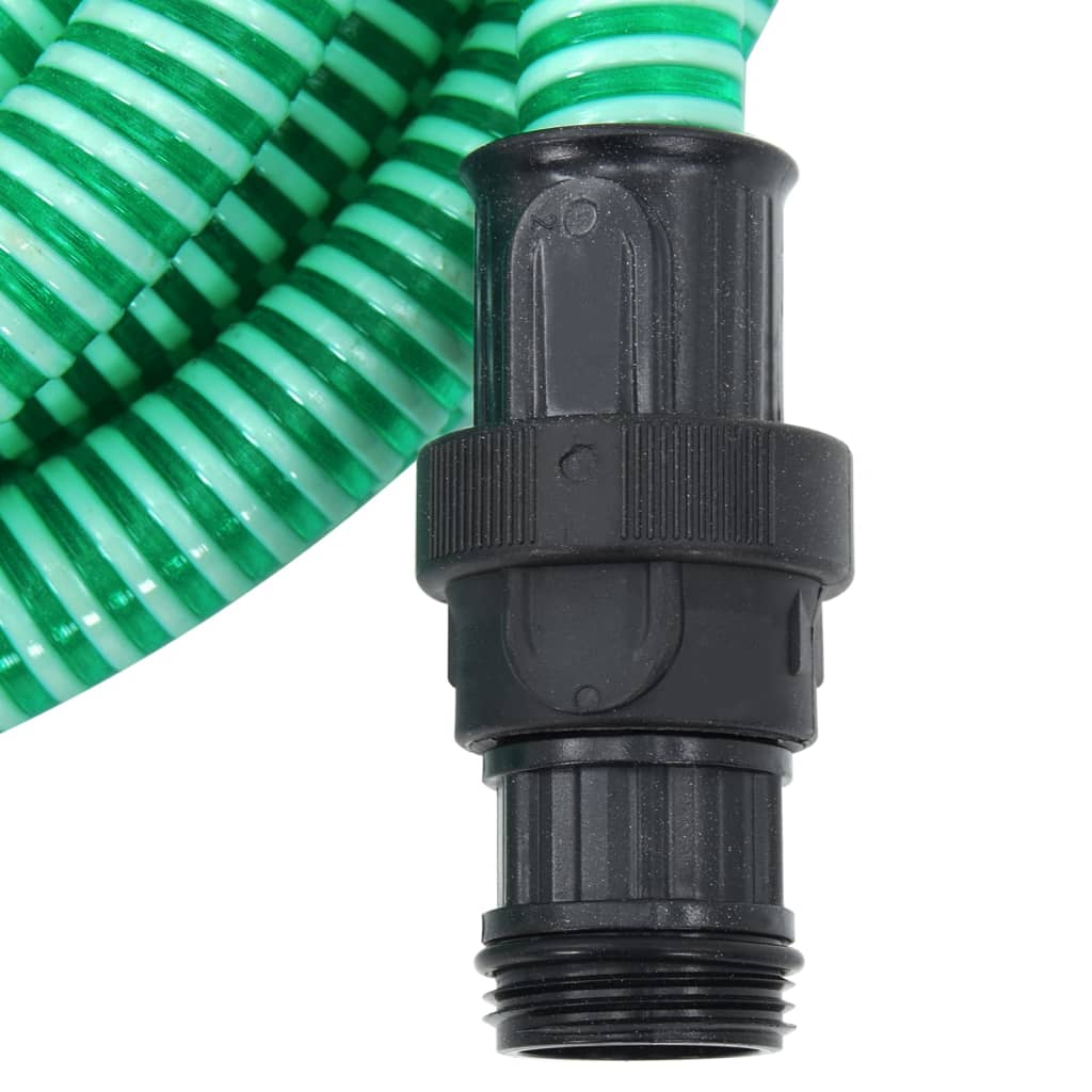 vidaXL Sací hadice s PVC konektory zelená 1" 10 m PVC