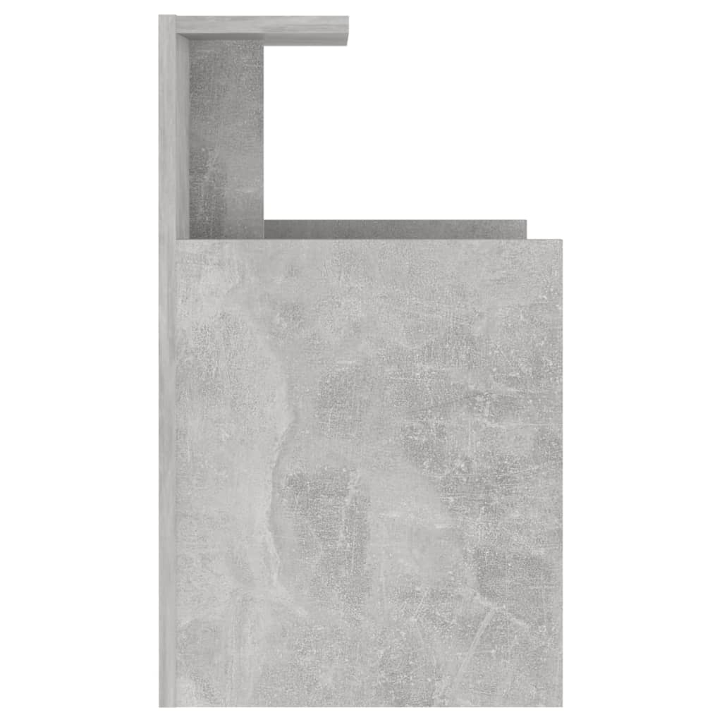 vidaXL Noční stolek betonově šedý 40 x 35 x 60 cm dřevotříska