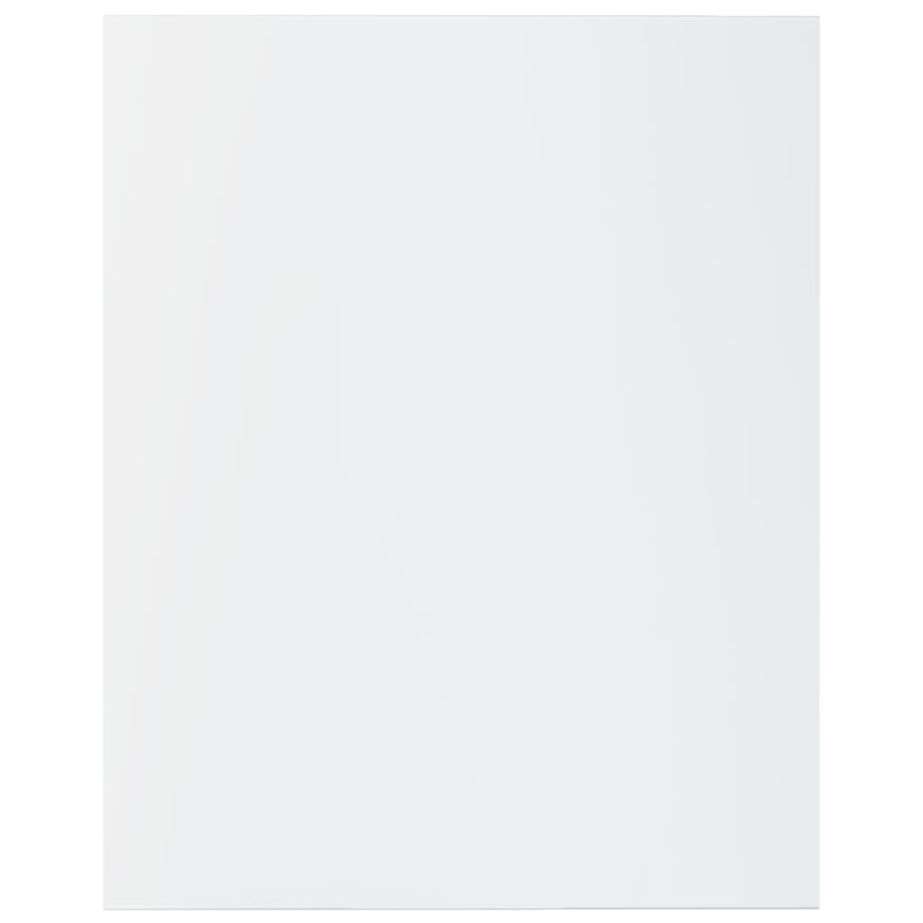 vidaXL Přídavné police 4 ks bílé vysoký lesk 40x50x1,5 cm dřevotříska