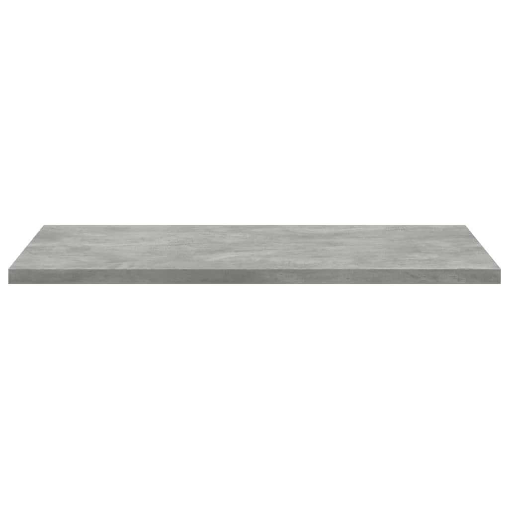 vidaXL Přídavné police 8 ks betonově šedé 40 x 50 x 1,5 cm dřevotříska