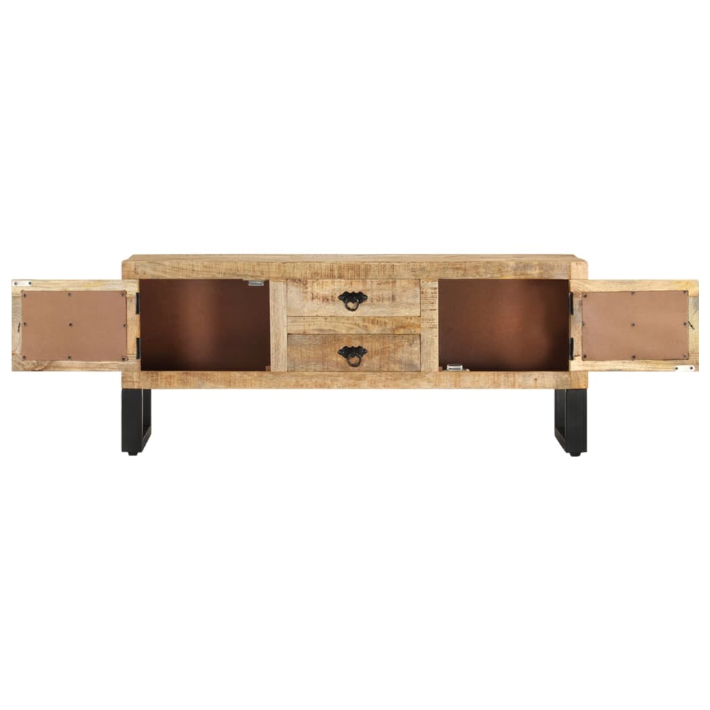 vidaXL TV stolek 110 x 30 x 45 cm hrubé mangovníkové dřevo