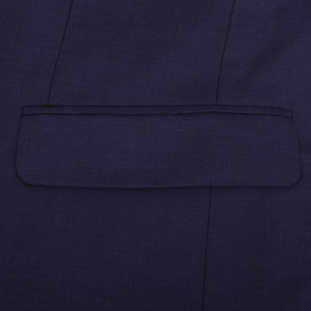 Třídílný pánský business oblek, vel. 54, námořnická modř