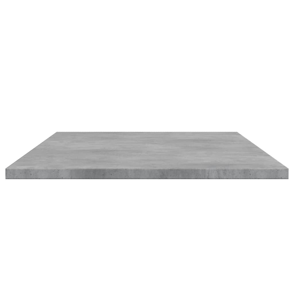 vidaXL Přídavné police 4 ks betonově šedé 100x40x1,5 cm dřevotříska